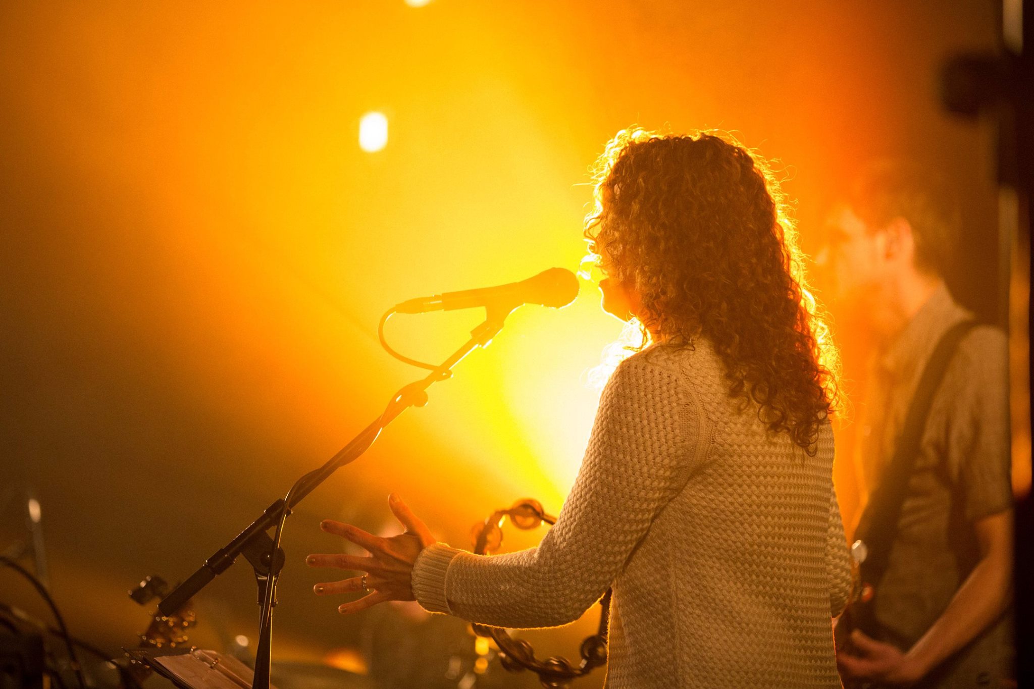 Geneviève Falleur on stage